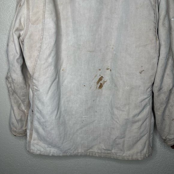 Vintage Carhartt Sun Faded Distressed Chore Jacket XL - Picture 7 of 11
